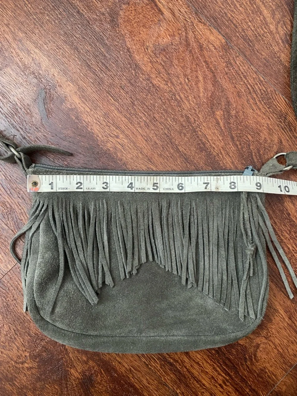 Gray Minnetonka fringe shoulder bag/purse! - Picture 7 of 8